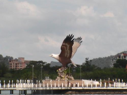 Langkawi Island - Giant eagle at Kuah Jetty Terminal