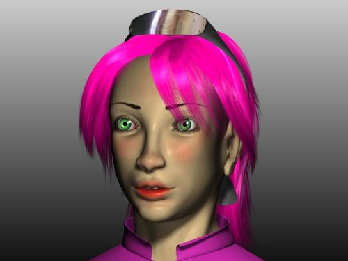 Sakura Haruno - Currently a work in progress of one of the lead characters in the Naruto series.