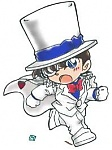 a chibi kaito - i've always loved chibi. and i got so surprised when i saw the phantom thief kaito kid in chibi mode. lol. so cute.