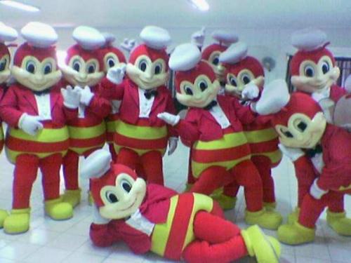 Jollibee -  mascots of a certain food restaurant
