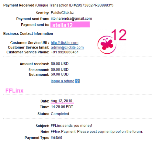 FFLinx Payment Proof - http://www.fflinx.com/index.php?ref=stella12