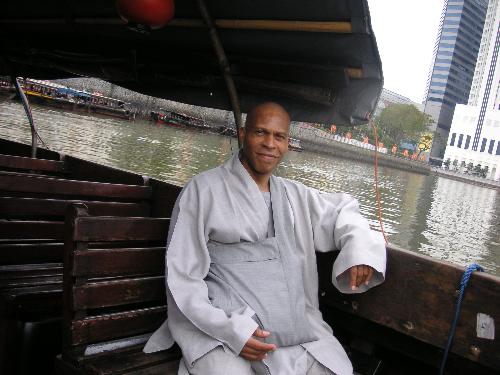 Me - I'm an American Monk not living it US right now.  This is of Photo of me in Paris.  I don't live in Paris.
