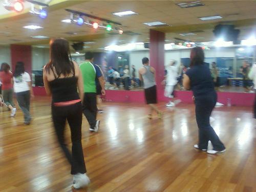 Group Exercise - This is a hip hop session during Wednesdays at ABS CBN branch