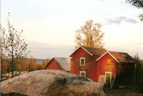 Old Fashioned Store Houses - I guess they worked well, as there are so many of them in northern Finland and Sweden.