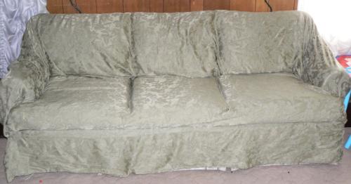 my couch  - This is the couch that I have the slipcover on as you can see.