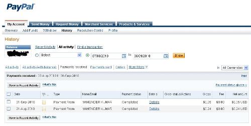 Paidtoclick.in Payment Proof - Payment proof for paidtoclick.in