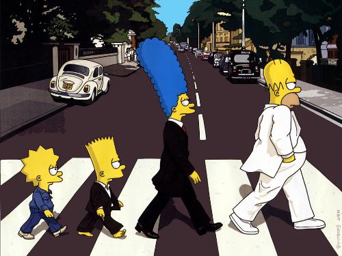 Simpson beetles - Simpson family walking as the album