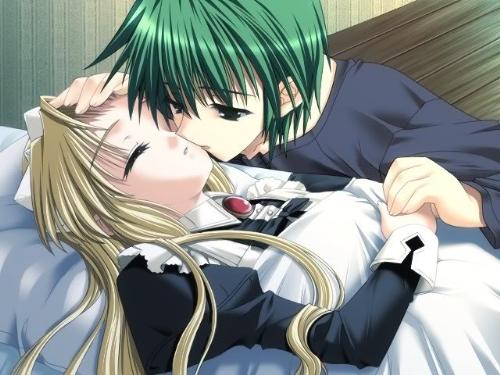 sweet love - boy is worried with his sick love^^