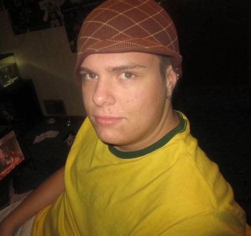 A picture of me - Me in my friend Aj's hat