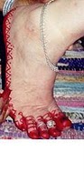 applying alta on feet - alta on feet