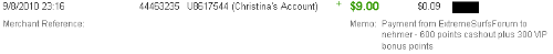 38th payment proof esf - pay