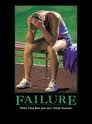 One's definition of failure - Failure as a human being