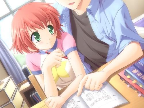 love teaching classes^^ - boy teaching some school subject to girl that is in love with him^^ love teaching classes^^ - boy teaching some school subject to girl that is in love with him^^