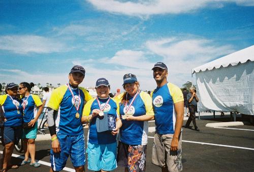 me - with medal at long beach
