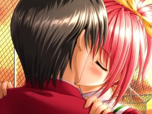 sweet kiss - girl and boy kissing^^ sweet kiss - girl and boy kissing^^