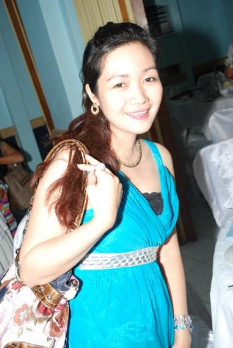 just me.. - this is my picture when I attended my friend's wedding.