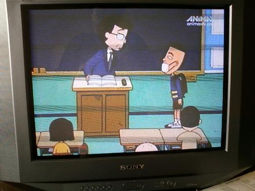 cartoons - I don't know what kind of cartoons is that from animax.