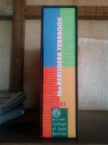 Yearbook of DLS-College of St. Benilde 2005 - My yearbook when I was in college. This is my favorite yearbook compare to my elementary and high school yearbook. Very colorful, decent and it has comprehensive information.