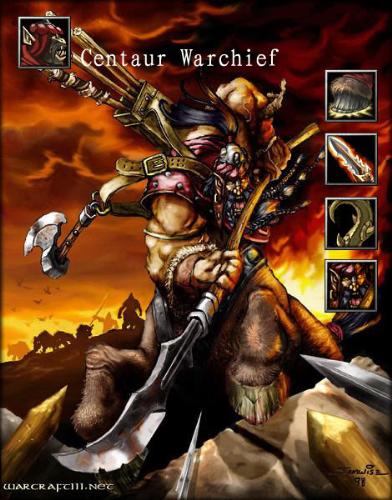 Warcraft III - Centaur Warchief - Warchief of the centaur, strong and fast