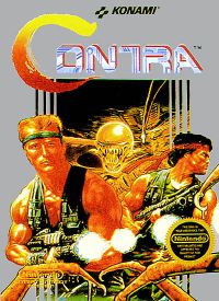 Contra by Konami (NES) - A little gameplay snapshot I took during my happy hour. Contra by Konami (NES) - A little gameplay snapshot I took during my happy hour.