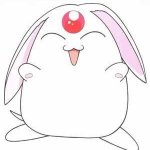 Mokona - CLAMP Anime Magical Familiar (Owner: Dimensional Witch)  Appears in Magic Knights Rayearth, Tsubasa Chronicles, XXXholic.  Spells  Inter-dimensional Transport of Humans and Objects Inter-dimensional Communications Cloak Objects in subspace by swallowing them  White in colour, has a twin who is black in colour.