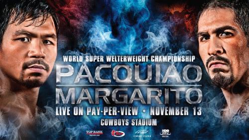 Manny Pacquiao Versus Antonio Margarito - November 13 at Cowboys Stadium