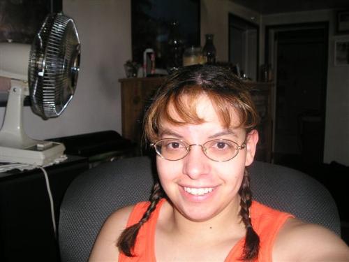 Braids - Me in braids earlier this summer