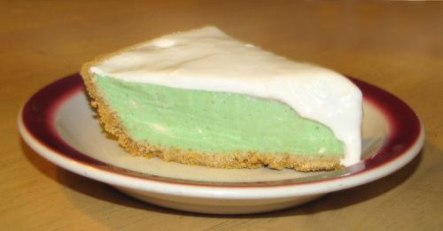 Lime Pie - Lime pie I made out of things around the hosue