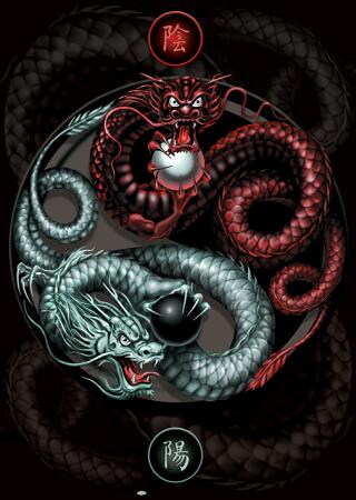 Dragons  - I cam across this the other night and thought to myself how it would made a great tattoo !! I just love the way this looks !