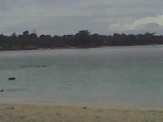 Beach In West papua - The name of this beach is white sand. Located in the town of Manokwari, West Papua. Nature is still very original with a sea facing the Pacific Ocean.