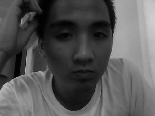 Me in front of the Desktop - This is me in front of the desktop.. Obviously I was bored here
