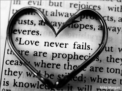 What is not love? - The photo is from the Bible that suggest what is love or not love.