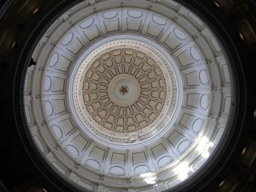 The dome of the Texas State Capitol - The dome of the Texas State Capitol