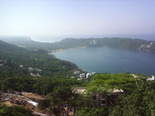 alcapulco - taken from atop a mountian over the bay
