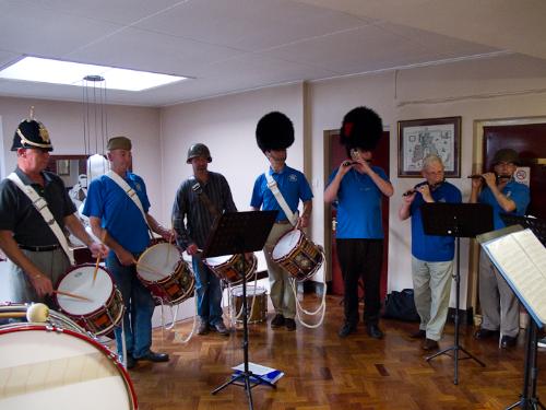 corpsofdrums - music is the food of life. l love playing the old march tunes from the war years. l have two flutes, one is my concert flute, the other is my B flat flute which l use in the corp of drums.