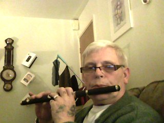 5 key, B flat flute. - .