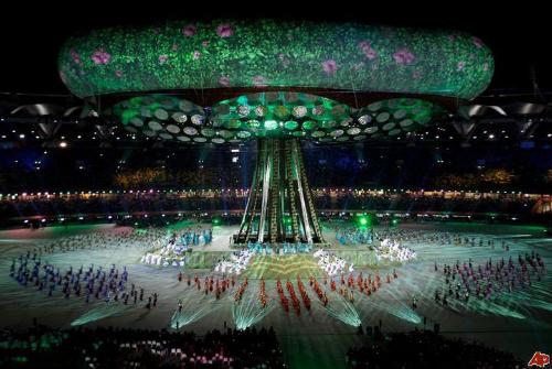 Commonwealth Games - A great picture of the opening ceremony