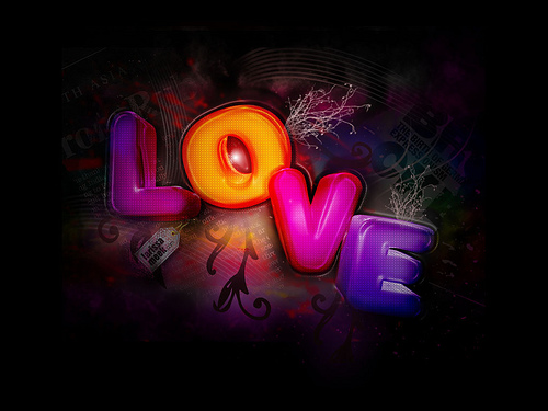 Love ! - the wallpaper of Love.