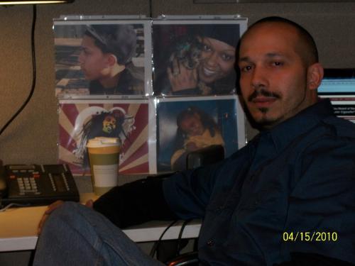 me @ work! - me at my desk.