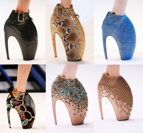 Alexander McQueen's Armadillo shoes - armadillo shoes?no thanks.