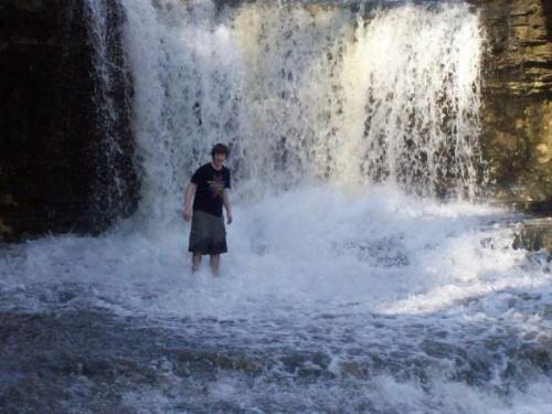 the springs - Glen Helen's Waterfall in Yellow Springs Ohio