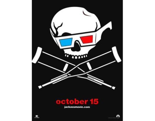 Jackass 3D Movie Poster - This is a movie poster for the new Jackass 3D movie coming out October 13.