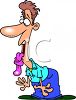 tongue tied guy - A cartoon of a guy with his tongue hanging on the ground and it has a knot in it. tongue tied guy - A cartoon of a guy with his tongue hanging on the ground and it has a knot in it.
