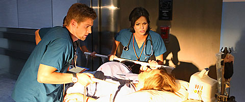 "Miami Medical" television show on CBS in 2010  - Several of the cast members of the television show, "Miami Medical".