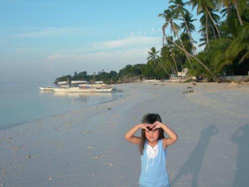 bohol's white sand beach - not crowded world class beach in bohol