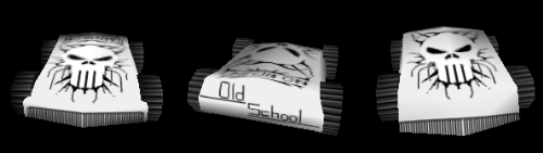 Old School (Old Skool) - A skull in tribal style