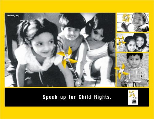 CRY-Child Relief and You - Speak up for child rights.   It is high time that we protest against Child labour.