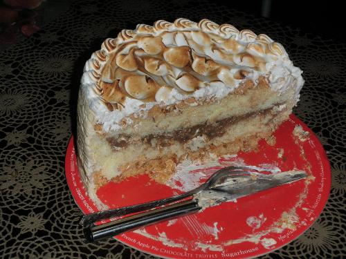 Sugarhouse cake - This is a white coffee Torte cake from sugarhouse.