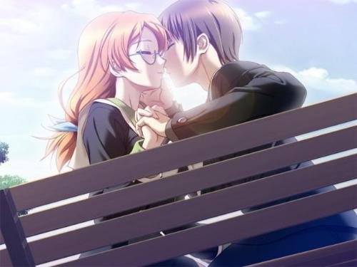 cute date^^ - boy and girl going to kiss^^ cute date^^ - boy and girl going to kiss^^
