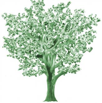 tree made of money^^ - a tree with money ahah would be good if existed right?^^ ahah
